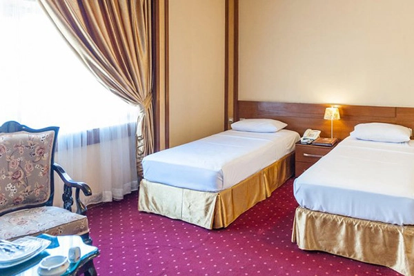 اتاق دو تخته توئین هتل مدینه الرضا مشهدرزرو هتل-های